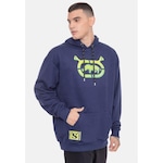 Blusão de Moletom com Capuz Ecko Orelha Shrek - Masculino AZUL ESCURO