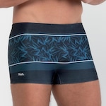 Sunga Boxer Mash Estampa Ráfia - Adulto PRETO/BRANCO