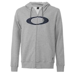 Jaqueta de Moletom com Capuz Oakley Canguru Ellipse Pullover - Masculina CINZA