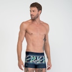 Sunga Boxer Mash Estampa Pacová - Adulto AZUL ESC/AZUL