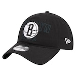 Boné Aba Curva New Era 920 Brooklyn Nets Draft - Strapback - Adulto PRETO