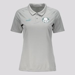 Camisa Polo do Palmeiras Puma Casual - Feminina CINZA