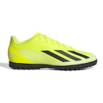 Chuteira Society adidas X Crazyfast.4 - Adulto VERDE/PRETO