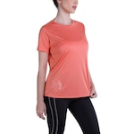 Camiseta Mizuno Manga Curta Energy Stamp - Feminina ROSA