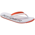 Chinelo Unissex Kenner Red Colors BRANCO