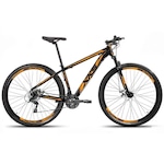 Bicicleta Aro 29 Xks Kairos - Freio a Disco - 21 Marchas - Adulto PRETO/LARANJA