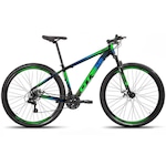 Bicicleta Aro 29 Gtsprom5 Urban - Freio a Disco - Câmbio Shimano - 21 Marchas - Adulto PRETO/VERDE