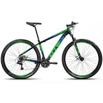 Bicicleta Aro 29 Gtsprom5 Urban - Freio Hidráulico - Câmbio Shimano - 27 Marchas - Adulto PRETO/VERDE