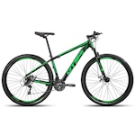 Bicicleta Aro 29 GTSprom5 Alumínio Intense - Freio a Disco - Câmbio Importado - 21 Marchas - Adulto PRETO/VERDE