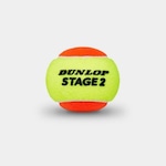 Kit de Bola de Beach Tennis Dunlop Mini Orange Stage 2 - 3 Unidades AMARELO