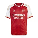 Camisa adidas Arsenal I 23/24 Infantil VERMELHO