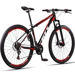 Bicicleta 29 Gt Sprint Mx7 - Freio A Disco - Câmbio Revoshift - 21 Marchas - Adulto PRETO/VERMELHO