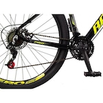 Bicicleta 29 Raider Z3X Pro - Freio a Disco - Câmbio Revoshift - 21 Marchas - Adulto PRETO/AMARELO