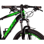 Bicicleta 29 Raider Z3X Pro - Freio Hidráulico Suspensão com Trava - Câmbio Traseiro Shimano Altus - 27V - Adulto PRETO/VERDE