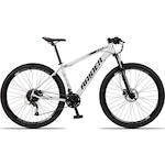 Bicicleta 29 Raider Z3X Pro - Freio Hidráulico Suspensão com Trava - Câmbio Traseiro Shimano Altus - 27V - Adulto BRANCO/PRETO