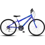 Bicicleta Aro 24 South Freio Vbrake 18 Marchas - Adulto AZUL