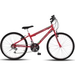 Bicicleta Aro 24 South Freio Vbrake 18 Marchas - Adulto VERMELHO