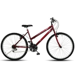 Bicicleta South Love Girl Aro 26 Freio V-Brake 18 Marchas - Feminina VERMELHO