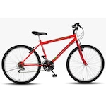 Bicicleta Aro 26 South - Freio V-Brake - 18 Marchas - Adulto VERMELHO