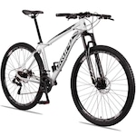 Bicicleta Aro 29 Dropp Aluminum - Câmbio Traseiro Shimano - Freio A Disco Bike Mtb Alumínio - 24V - Adulto BRANCO/PRETO