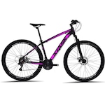 Bicicleta Aro 29 South Stark - Freio Mecânico - Câmbios Shimano - 24 Marchas - Adulto PRETO/ROSA