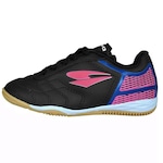 Chuteira Futsal Dray Topfly - 389 - Infantil PRETO/ROSA