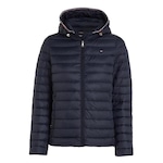 Jaqueta Com Capuz Puffer Tommy Hilfiger Heritage Down - Feminina AZUL ESCURO