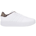 Tênis adidas Court Platform - Feminino Branco/Bege