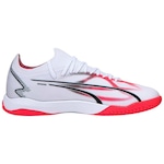 Chuteira Futsal Puma Ultra Match It - Masculino BRANCO/ROSA