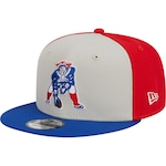 Boné Aba Reta New Era M 950 Nflslhis 23 Neepatcc Otc - Snapback - Masculino CINZA/AZUL