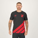 Camisa do Athletico-PR III 2023 Libertadores Umbro - Masculina PRETO