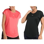 Kit de Camisetas Mizuno Spark New - 2 unidades - Feminino ROSA