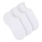 Kit de Meia Sapatilha Selene - 3 Pares - Feminina BRANCO