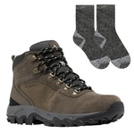 Bota Impermeável Columbia Newton Ridge Plus Ii - Masculina + Meia MARROM