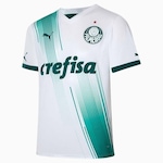 Camiseta Palmeiras Torcedor Away Jersey Puma - Masculina BRANCO/VERDE