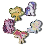 KIt Jibbitz My Little Pony - 5 unidades BRANCO