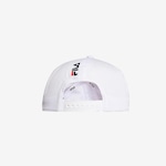 Boné Aba Curva Fila Tennis Team - Snapback - Adulto BRANCO