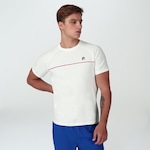 Camiseta Fila Slim Fit - Masculina Off White