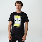 Camiseta Fila Tennis Graphics - Masculina PRETO