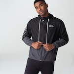 Jaqueta com Capuz Fila Curve - Masculina PRETO