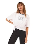 Camiseta Fila Cropped Street Hop - Feminina BRANCO