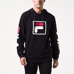 Blusão com Capuz Fila Fbox Hoodie - Unissex PRETO