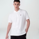 Camisa Polo Fila F-Box Pima - Masculina Off White