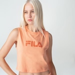 Camiseta Regata Fila Letter Ii - Feminina Salmao