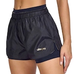 Shorts Alto Giro 2 Em 1 Reflect Feminino PRETO