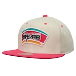 Boné Aba Reta Mitchell & Ness - Snapback - Adulto Off White