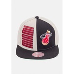 Boné Aba Reta Mitchell & Ness Miami Heat - Snapback - Adulto Off White