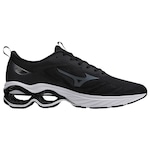 Tênis Mizuno Wave Frontier 15 - Masculino PRETO/BRANCO