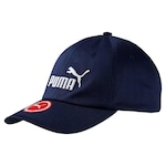 Boné Aba Curva Puma Essentials Peacoat - Strapback - Adulto AZUL ESCURO