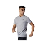 CAMISETA  NEW BALANCE TENACITY LOGO CINZA